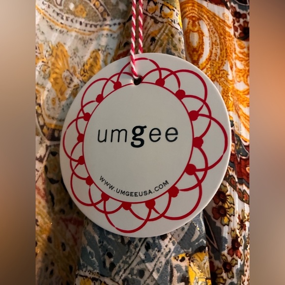 Umgee Vibrant Patterned Cover Up Duster Kimono - Picture 2 of 3